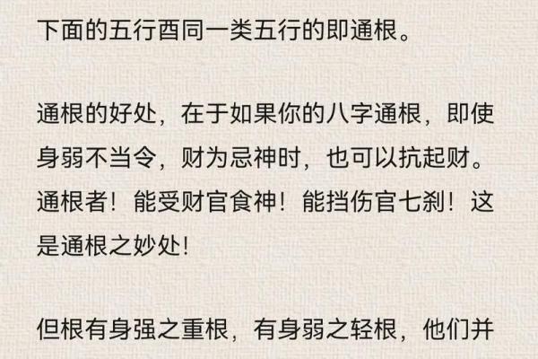 深入解析命理八字中的通根命：命理学的深奥魅力与启示