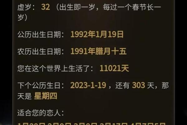 31虚岁是什么命?揭秘这一年人生的意义与转折! 31虚岁是什么命?揭秘这一年人生的意义与转折!