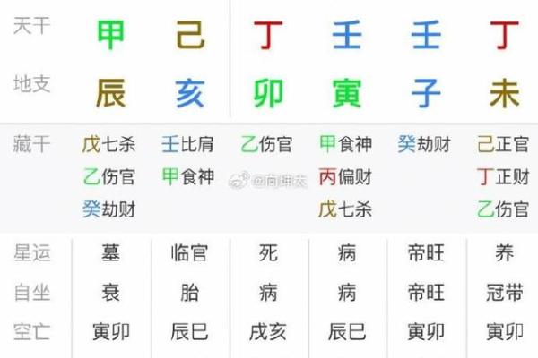 命理探秘：丁卯、壬子、庚子与辛巳的命格解析