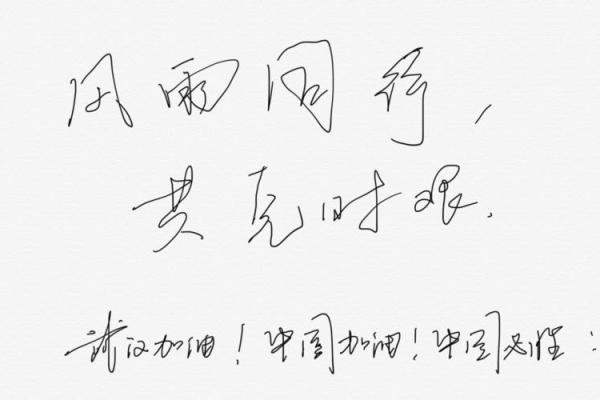 风雨同舟，共克时艰，共筑美好明天的理想与信念