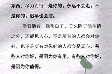 命里有时终须有，命里无时莫强求的智慧启示