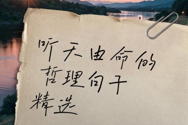 命以什么成语：探寻“命”字的深邃智慧和人生哲理