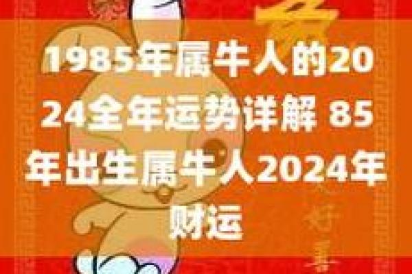 85年牛年出生的人生运势与命理解析