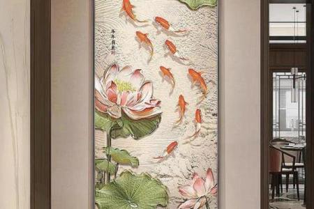 水命人士玄关挂什么画最合适，提升气场运势！