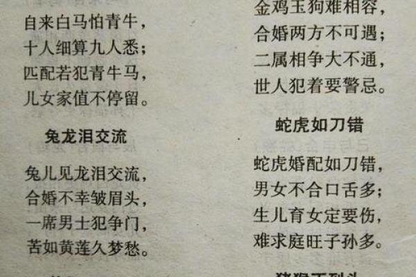 揭开属相不合的神秘面纱,命理解读助你找到和谐伴侣! 揭开属相不合的神秘面纱,命理解读助你找到和谐伴侣!