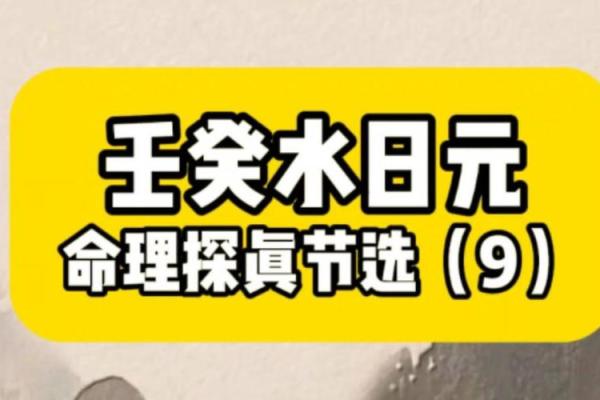 探秘壬水命与癸水命的独特差异与人生启示