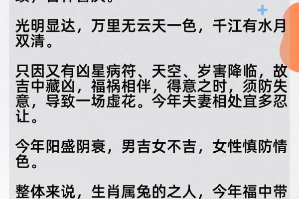 兔年命理解析：兔子年份的人生运势与性格特点