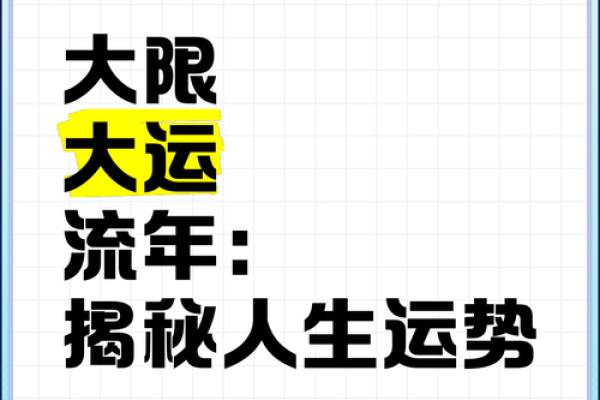 探秘命理大限：如何影响你的人生轨迹与选择