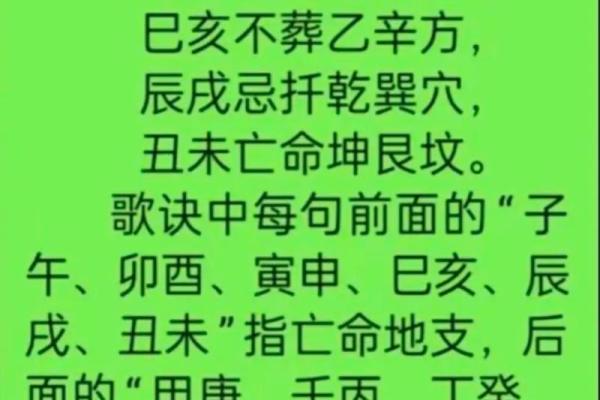 了解辛丑命：正确葬方位与命理的深刻联系