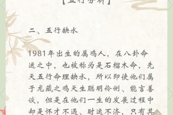 1965年属鸡人命运解析：探索他们的性格与生活之路