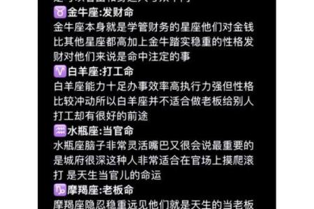 解密星座命运：十二星座与命运的神秘关系