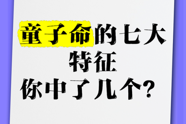 免费算是什么童子命？揭秘其背后的神秘与寓意