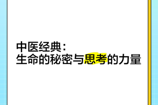 中医视角下的“命”：探索生命的深层意义与内在智慧