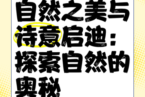 探索自然之美：重拾初心，与大自然亲密接触