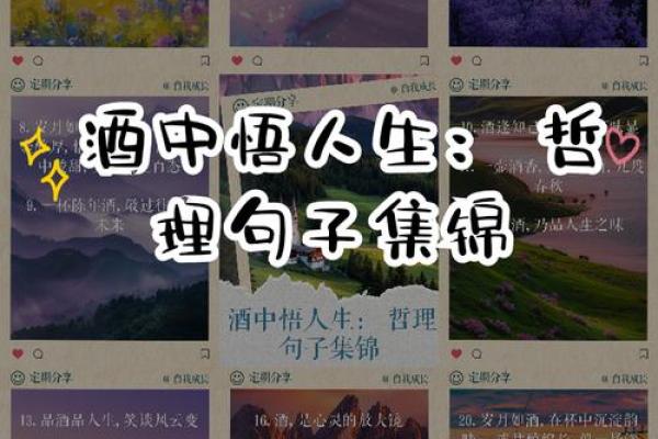 酒中“命”的意义与人生哲学的思索