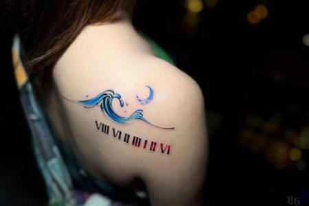 大海水命与纹身艺术的完美结合：探索水元素的魅力与象征