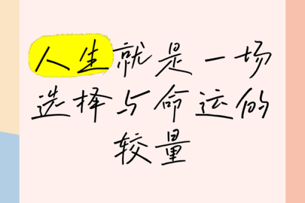 命运与选择：人生的交织与启示