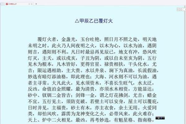 灯火命：照亮人生的指引与前景