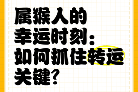 明年属猴人的命运最旺，如何把握机会提升运势？