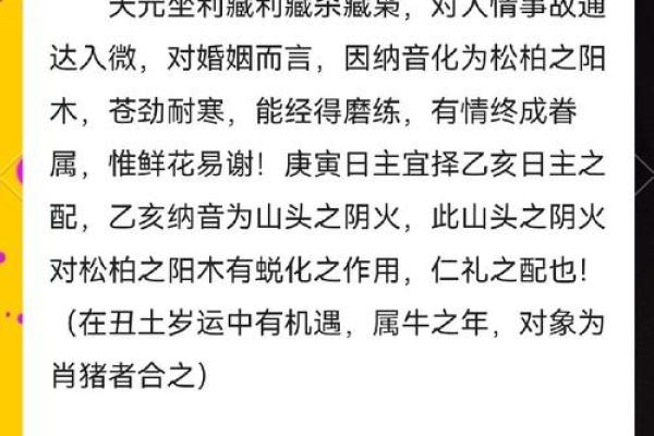 己卯日柱男命最佳配对女命，揭示幸福婚姻的秘密