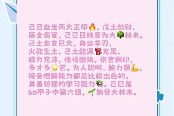 探索己巳辛未癸巳命格的奥秘与人生启示