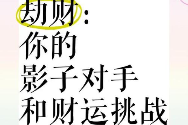 劫财命理解析：从命盘看人生的财富与挑战
