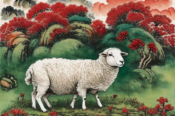 土命羊招财图画的神秘魅力与使用指南