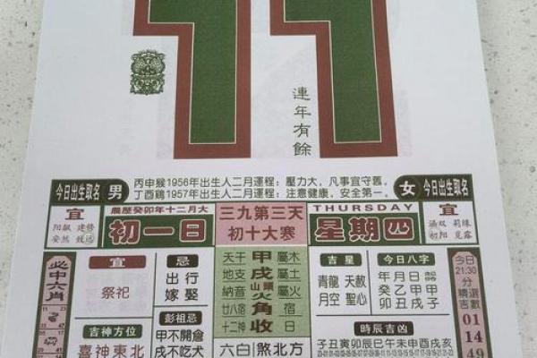 1995年出生的人命理解析：如何搭配老黄历，助力人生顺遂！