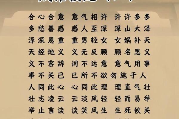 命什么长什么成语大全集：探寻成语背后的智慧与趣味