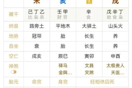 揭秘丁亥丁未戊午戊午命理：命运与性格的深度解析
