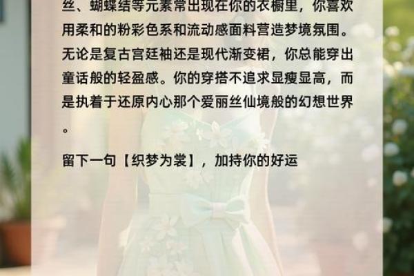 根据命格穿戴服饰，助你提升运势与魅力
