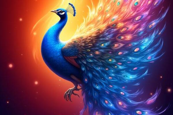 孔雀开屏：透视美丽背后的命理哲学与人生智慧