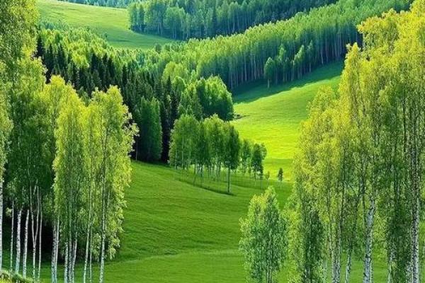 白桦树下的命运与美丽：自然恩赐的哲思之旅