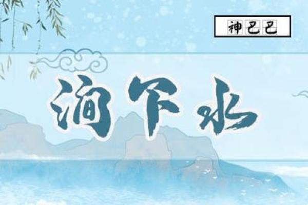 涧下水命与属相的完美结合：找到你的命理伴侣