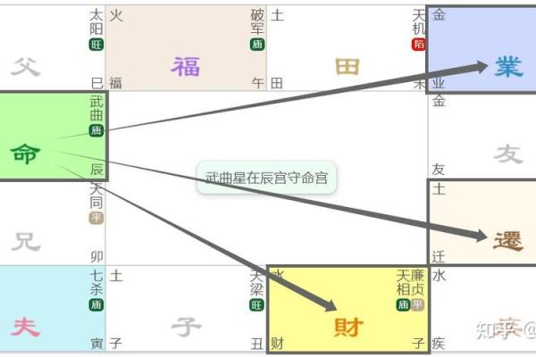 探秘紫薇命盘中的武曲星：意义与影响解析