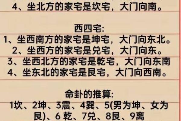 命卦坎一东四命的深层解析与应用