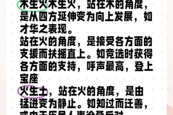 火命与木命的相生关系：解密五行之火的温暖力量